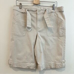 Tan Casual Bermuda Shorts